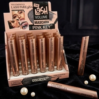 Maskara Rose Gold Tube Voluminous Lash Paradise Hitam Intens Tahan Air Anti Luntur 24pcs Pasokan B2B