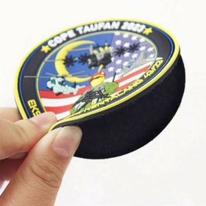Custom Embossed Private Brand Name 3D Logo Garment Sew on Soft PVC Rubber Patch Labels for Clothing - Product Image 4