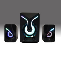 Altavoz para Juegos con Luz Intermitente RGB de 7 Colores, Microlab U270 Phenix, Altavoz Bluetooth, Altavoz para Computadora de Escritorio