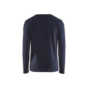 BLAKLADER - 350010428600XXXL Camiseta manga larga Azul marino oscuro-EAN 7330509596616 CAMISETAS Y POLOS DE TRABAJO - Product Image 2