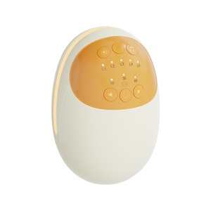 รถเข็นเด็กแบบโยกได้ แบตเตอรี่ 1800mAh ใช้งานได้ 6 ชั่วโมง ระบบสั่น 5 ระดับ เสียงไวท์นอยส์ ไฟ LED ช่องเสียบ USB-C ช่วยให้เด็กหลับสบาย OEM - Product Image 1