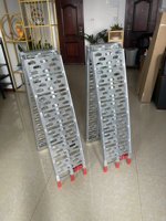 340kgs tondeuse à gazon ATV camion rampes de chargement en aluminium plaque rampe supérieure