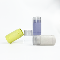 Conteneur de déodorant stick biodégradable PCR personnalisé de 75 ml avec couvercle, à visser, avec emballage de lotion/shampooing imprimé à l'écran