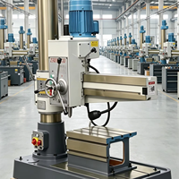 Machine de perçage radiale Teng Dong Z3032 avec table rotative, moteur PLC, engrenage, roulement, pompe, perçage max. 32 mm, 380 V, multifonctionnelle, 2,2 kW