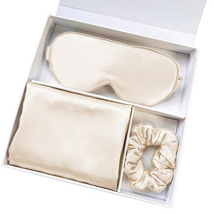Ensemble cadeau de luxe en soie de mûrier pour le sommeil : masque pour les yeux, taie d'oreiller, chouchou - Product Image 5