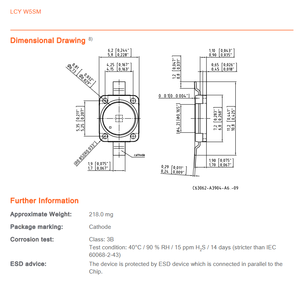 ชิปไฟ LED OSRAMs LCY W5SM-JXJZ-5E-1-350-R18-Z รุ่น Golden DRAGON สีเหลือง 2-SMD Gull Wing Exposed Pad รับประกัน 3 ปี ราคาดีที่สุด - Product Image 6