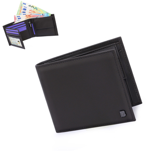 Di alta qualità Custom sottile borsellino in fibra di carbonio RFID portafoglio di grande capacità di carta d'identità fermasoldi fabbrica borsa a tracolla da uomo - Product Image 1