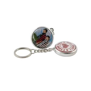 Personnalisé 25/32/37mm vierge simple face métal porte-clés bouton badge matériel - Product Image 1