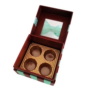 Boîtes cadeaux pour pâtisserie à rayures colorées, designs uniques personnalisés, boîte d'emballage pour chocolats et bonbons avec insert en blister - Product Image 6