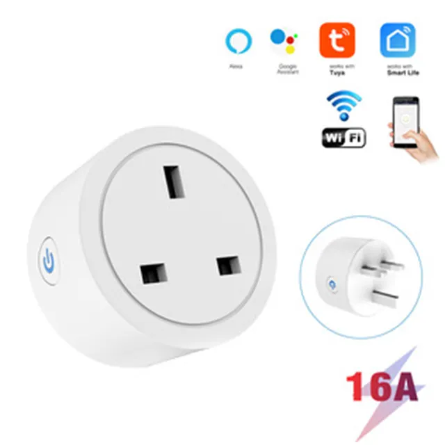 Soquete inteligente com controle remoto para Google Home, mini plugue comercial Zigbee, smart plug com wi-fi, classe classe classe, 10A, compatível com Google Home