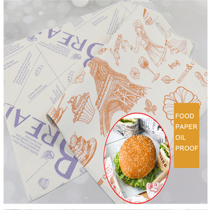 Papier ciré pour emballer les aliments, logo imprimé, papier ciré pour hamburgers, haute qualité, emballage personnalisé pour le <span class=keywords><strong>fromage</strong></span> - Product Image 5