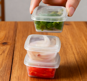 Đàn hồi 2oz PP nước sốt ly, vuông dùng một lần container với bản lề nắp, tường duy nhất cho khó khăn xử lý - Product Image 4