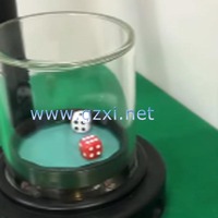 Machine à dés électrique personnalisée professionnelle, équipement de divertissement de luxe pour casino Sic Bo avec coupe à dés