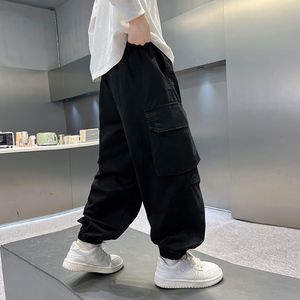 <span class=keywords><strong>Pantalon</strong></span> <span class=keywords><strong>cargo</strong></span> polyvalent à la mode pour enfants de la saison d'automne et d'hiver pour garçons - Product Image 6