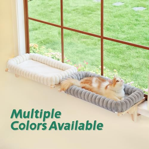 Umweltfreundlicher Luxus-Katzenbaum Holzrahmen Robuste Hängematte Fenstersitz-Kissen für Große Katzen Einfach Anzupassen Ganzjährig Innenbereich-Nutzung Karton - Product Image 6