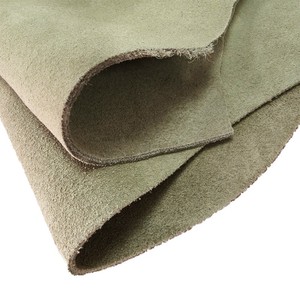 Pelle Scamosciata Spessa Impermeabile a Due Strati in Pelle Bovina Spazzolata 2.7mm, Materiali in Vera Pelle Scamosciata per Scarpe e Tessuto per Bagagli - Product Image 5