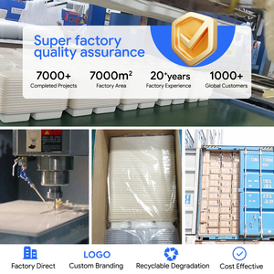 Hộp Đựng Thức Ăn 4 Ngăn Bằng Bột Ngô Thân Thiện Với Môi Trường Có Thể Phân Hủy Sinh Học Mang Đi Bột Ngô Hộp Cơm Trưa Bento Có Nắp - Product Image 6