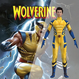 Nueva llegada superhéroe mono <span class=keywords><strong>Halloween</strong></span> fiesta Cosplay disfraz hombres 3D impresión James Howlett <span class=keywords><strong>Lobo</strong></span> película Zentai <span class=keywords><strong>disfraces</strong></span> - Product Image 3