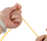 Tuyau médical en latex et silicone, flexible et non-adhésif, pour garrot et brassards de mesure de la tension artérielle, haute résistance à la déchirure