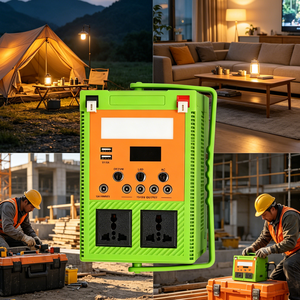 Station d'alimentation portable LiFePO4, compatible avec la charge solaire, certifiée UN38.3 CE, BMS intelligent, stockage d'énergie portable pour les pannes de courant à domicile - Product Image 3