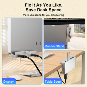 ULT-Unite USB 3.0อะลูมิเนียมอัลลอย, แท่นเสียบแบบคลิปพอร์ต6ช่องเสียบ USB แบบเสียบปลั๊กแอนด์เพลย์มีในสต็อก - Product Image 4