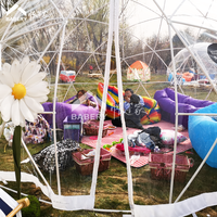Dôme transparent en TPU PVC de 3,6 m, tente bulle imperméable quatre saisons, igloo de luxe pour jardin, événements en plein air, fêtes, camping, café