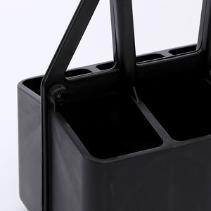 Ingrosso portabevande portatile in plastica porta 4 confezioni portabottiglie per birra cestello pieghevole per bottiglia di birra porta secchio con manico - Product Image 3