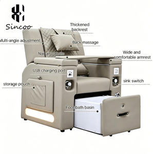 Sillón de Masaje para Spa de Pies con Diseño Europeo, Lámpara LED, Sin Tuberías ni Bombas, para Manicura y Pedicura - Product Image 3
