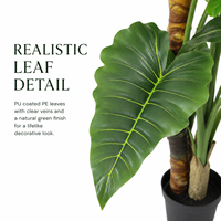 Arbre artificiel hyper-réaliste Philodendron 180CM, ignifuge et résistant aux UV, emballage KD, décoration paysagère, vente en gros directe usine