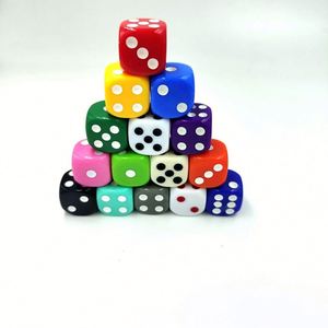 Custom Plastic <b>Dice</b> in Multiple Colors and Sizes with Laser Engraving Suitable for Casinos and Parties - Product Image 5