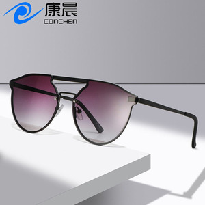 Nuevas gafas de sol con montura metálica, protección UV400, lentes de PC, unisex, a la moda, para viajes, conducción, pesca, Wenzhou QC3589 - Product Image 5