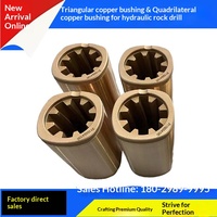 Foreuse hydraulique à trois ou quatre côtés avec manchons en cuivre, guide de queue, piston d'impact, fileté, multi-bras, pour plateforme de forage, modèle continental