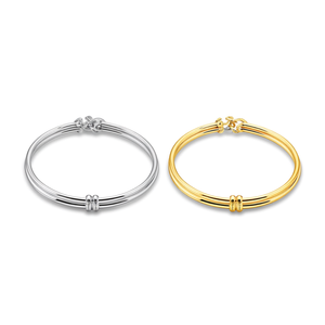 Cavigliera Tobiller con lettera E in acciaio inossidabile, design minimalista, gioielli alla moda per donna - Product Image 2