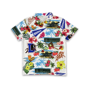 Diseño personalizado Estilo Hawaiano patrón casual sublimación botón camisetas - Product Image 2