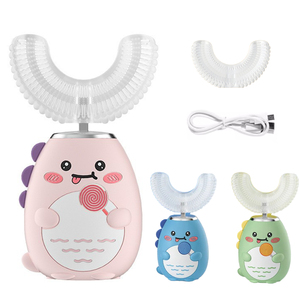 Brosse à dents électrique sonique en forme <span class=keywords><strong>de</strong></span> U, rechargeable par USB, poils doux, brosse à dents électrique pour enfants, pour usage domestique - Product Image 1