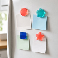 Ensemble d'aimants en acrylique colorés, aimants personnalisés, aimants translucides arc-en-ciel, décoration de réfrigérateur, décoration de cuisine, cadeau, vente en gros, OEM