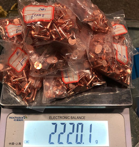 10 # Đinh Tán Đồng Phẳng Đầu Đinh Tán Đồng Rắn & Burrs Cho Da 3.4x19mm - Product Image 5