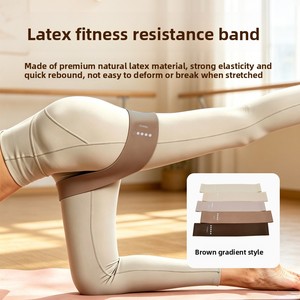 Juego de Bandas de Resistencia de Látex Natural de 5 Niveles Premium, Color Degradado, Elásticas y Fuertes, para Fortalecer Glúteos, Ejercicio en Casa o Gimnasio - Product Image 2