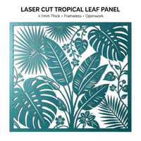Panneau décoratif d'écran de confidentialité en métal pour extérieur, idéal pour jardin, patio, balcon et cour arrière