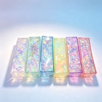 Bâton de Vaseline Translucide Iridescent en Forme de Ruban, Jouet Sensoriel Anti-Stress à Presser pour Enfants et Adultes