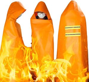 Factory Direct Anpassbare extra große feuerfeste Faser Cape Notfall gebrauchter Umhang für Kopfschutz Großhandel Brandschutz decken - Product Image 1