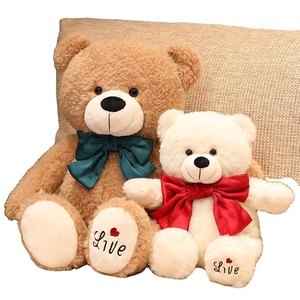 Niños Niña Regalos Oso de peluche Venta al por mayor Felpa Amor Día de San Valentín Regalo Juguete Suave Peluche Oso de peluche - Product Image 1
