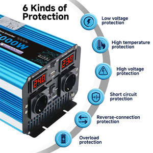 <span class=keywords><strong>Lvyuan</strong></span> DC à AC 3000W crête <span class=keywords><strong>6000W</strong></span> 12V 24V 230V 220V onduleur solaire de onda pura onduleur à onde sinusoïdale pure - Product Image 5