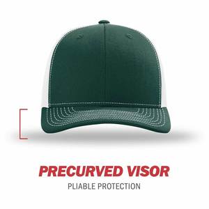 Casquettes de camionneur personnalisées OEM, broderie personnalisée, casquettes de camionneur en coton uni Richardson 112 - Product Image 4