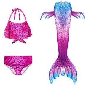 Top <span class=keywords><strong>Ranking</strong></span> Bebé Niñas Traje de baño Alto elástico Secado rápido Princesa Traje de baño Conjunto de 3 piezas Traje de baño Bikini Cola de sirena - Product Image 5