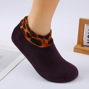Winter Warm Fuzzy Fleece Floor Anti slip Novelty Socks <b>Shoes</b> Men Anti-slip Cozy Women Fuzzy Socks - Product Image 4