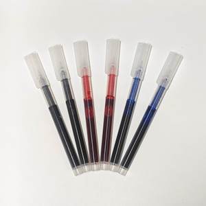 <span class=keywords><strong>Stylo</strong></span> bille liquide à séchage rapide grande capacité, pointe aiguille 1,0 mm, encre rouge fluide pour étudiants, examens, bureau - Product Image 2
