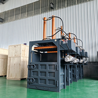 Presse à balles hydraulique à double cylindre avec corps en acier pour le recyclage du papier usagé, des journaux et du papier de bureau, service OEM