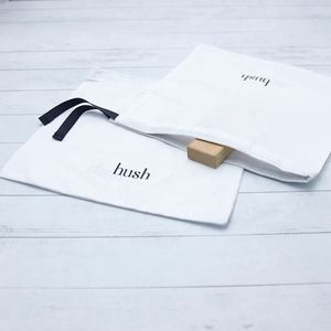 Cotton <b>Pouch</b> Custom Reusable Bag with logo <b>Drawstring</b> Single Double String <b>Pouch</b> for Gift Bag Wholesale - Product Image 5