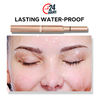 Double Tête 2 en 1 Faux Cils Effet Mascara Sans Cruauté Waterproof Extra Volume Eyelash Eye Liner Mascara Private Label